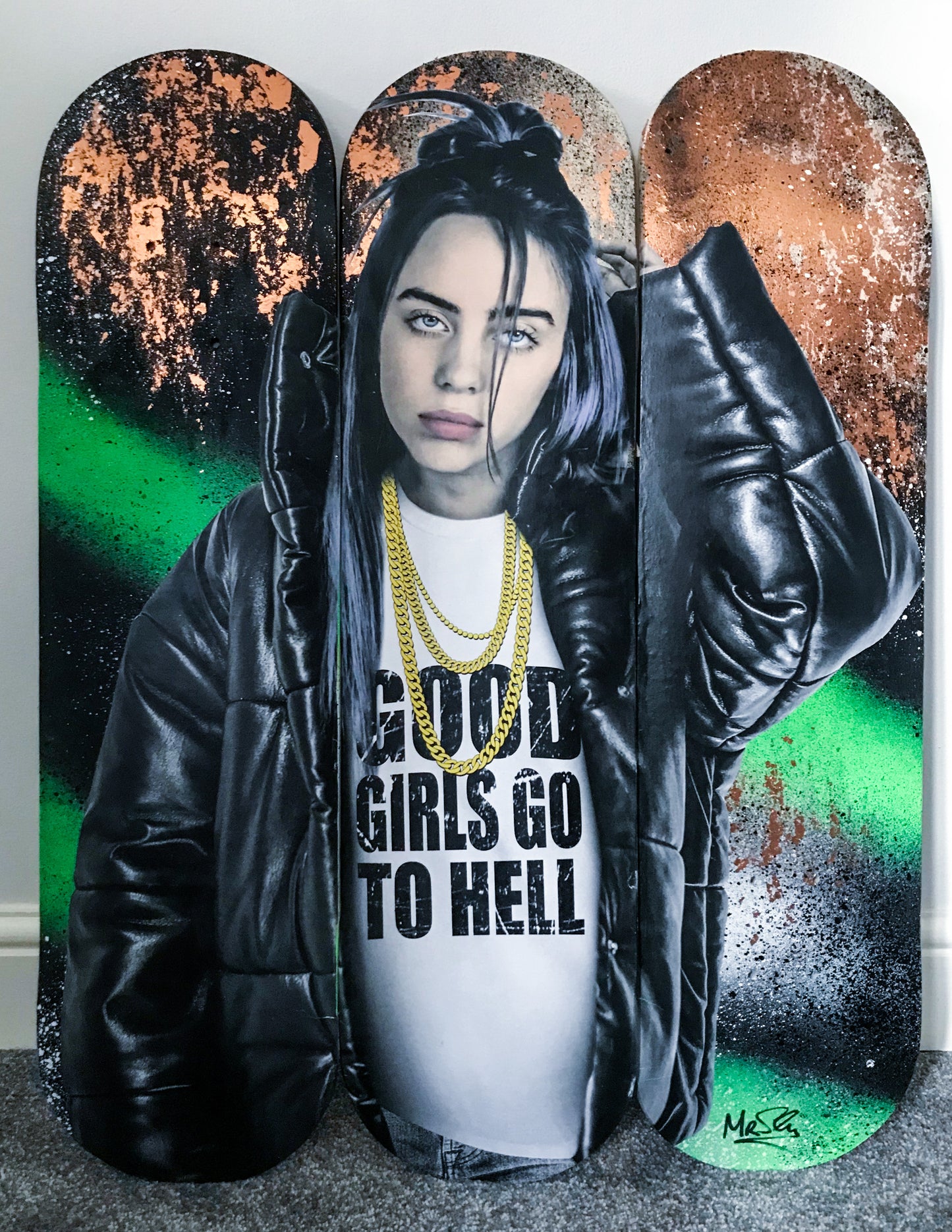 Billie Eilish, Skate Deck Original
