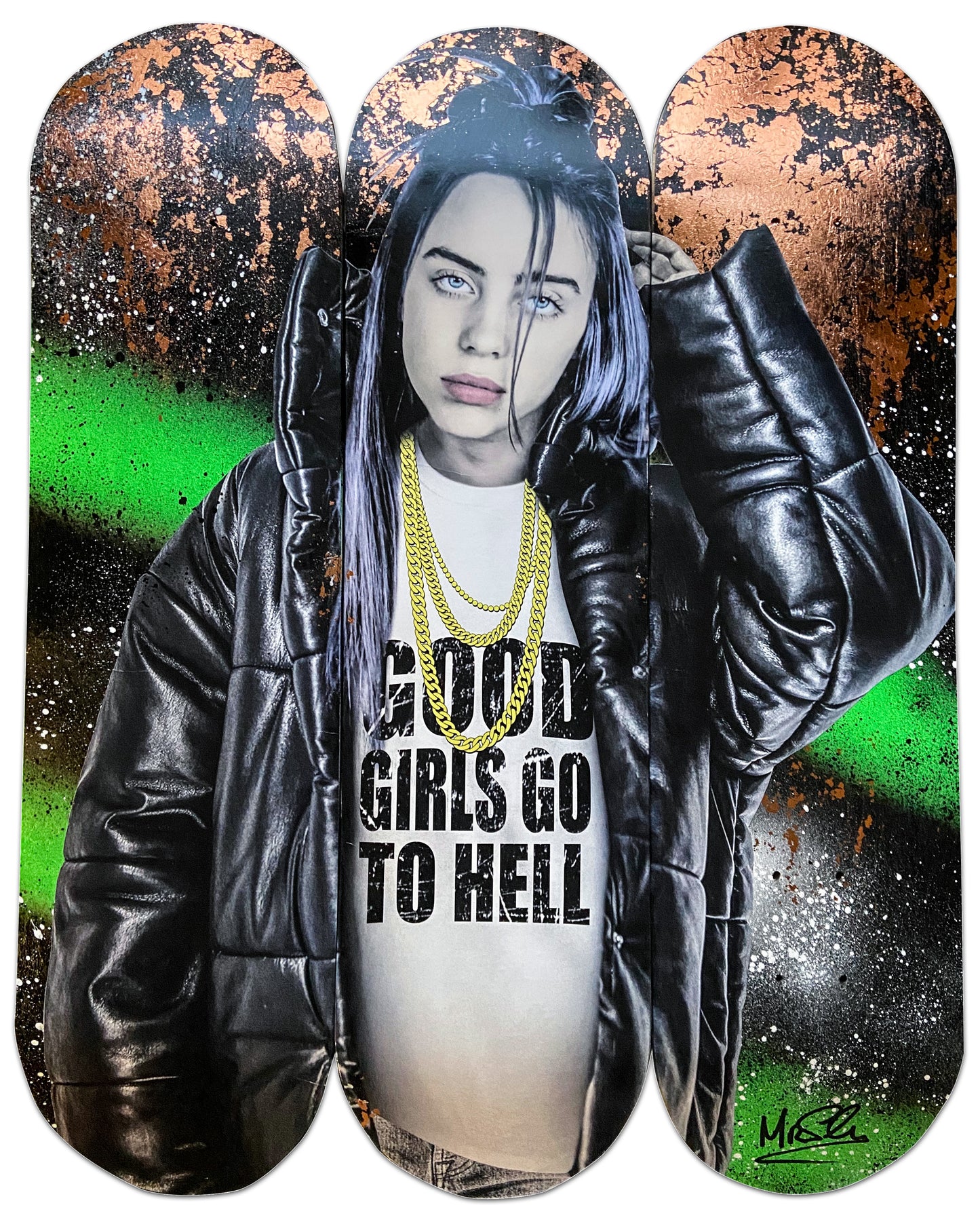 Billie Eilish, Skate Deck Original
