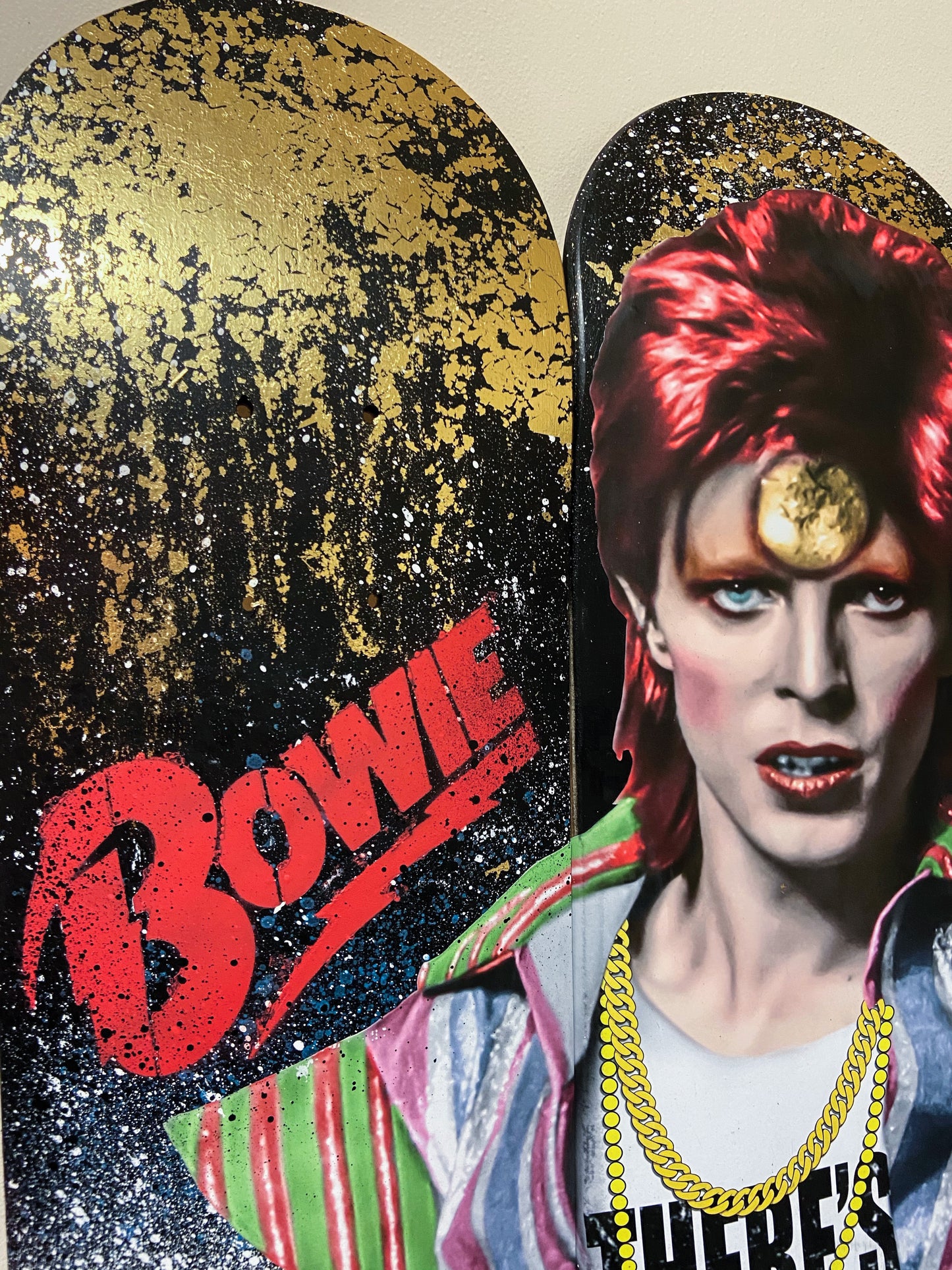 David Bowie Star man Skateboard decks by Mr Sly